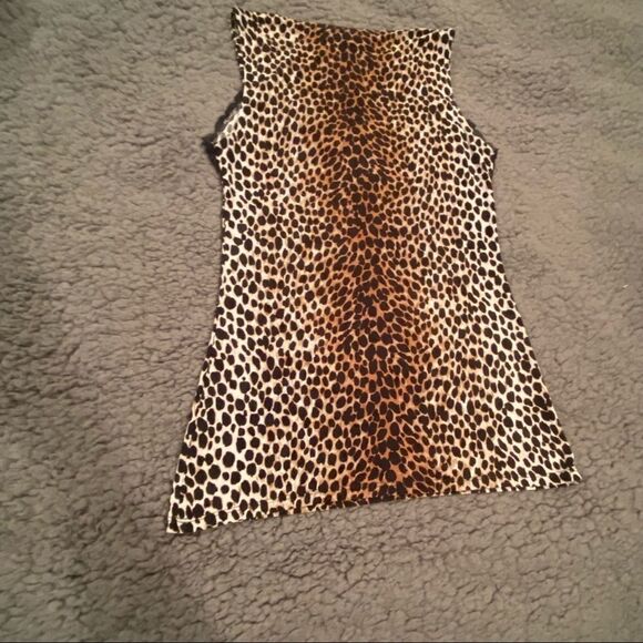 White House Black Market Animal Print Sleeveless - Picture 8 of 11